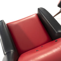 Conjunto de Sofá Vintage Rojo Doble e Individuales - José Espinho - Imagen 7