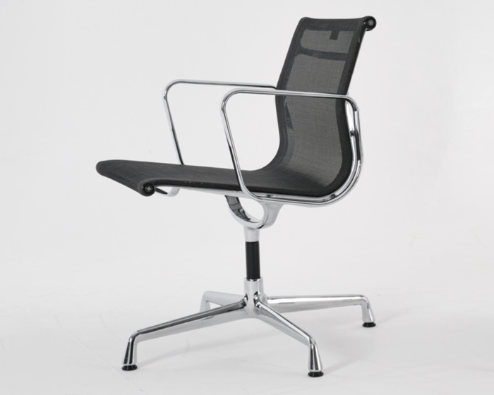 Silla de Aluminio EA108 Netweave - Vitra
