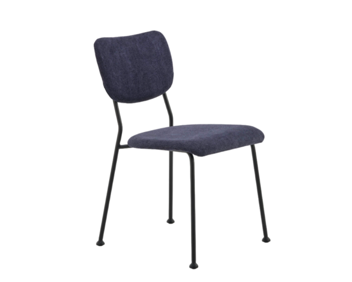 Benson Dark Blue Chair - Zuiver