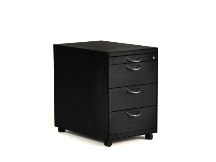 Rollcontainer bloque de cajones Negro 3005- Vitra