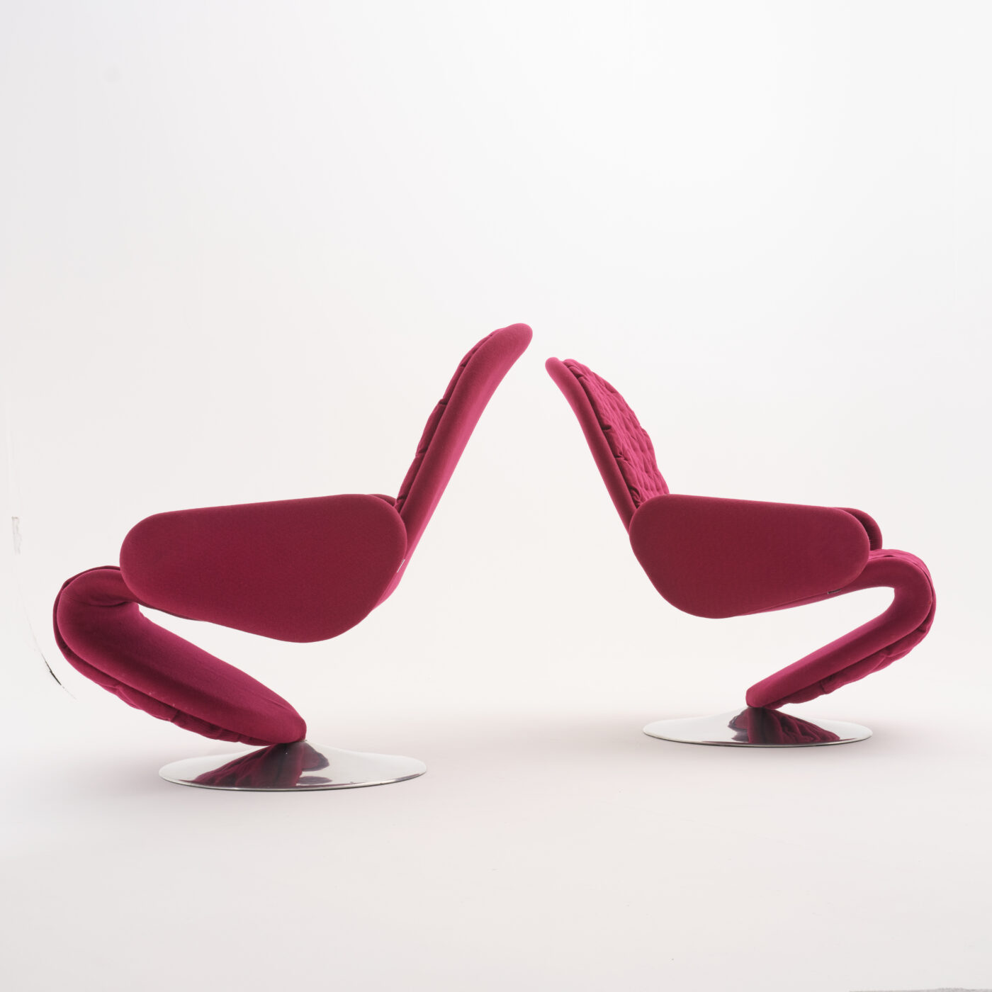 Conjunto poltronas Verner Panton 1-2-3 deluxe-Fritz Hansen - Image 4