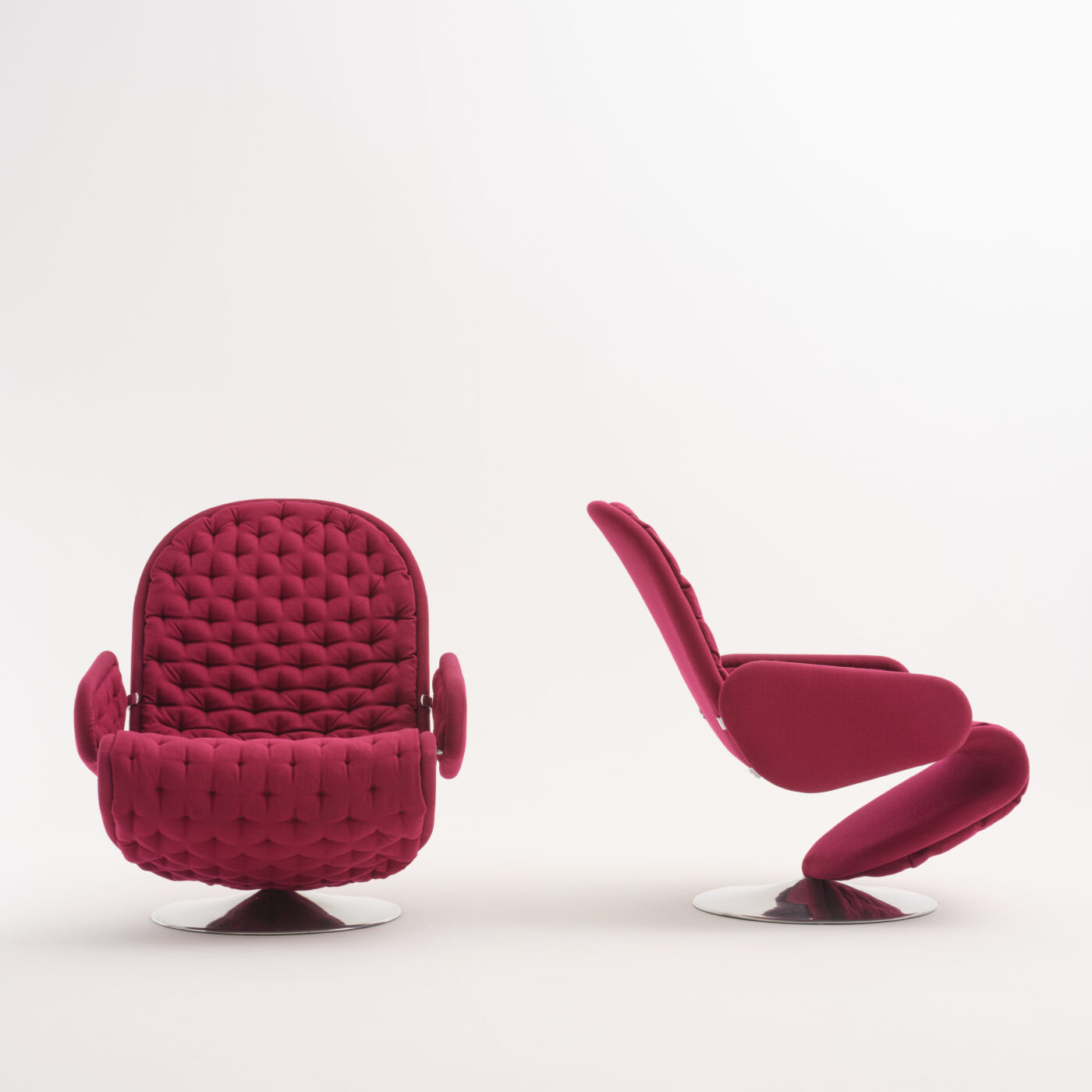 Conjunto poltronas Verner Panton 1-2-3 deluxe-Fritz Hansen
