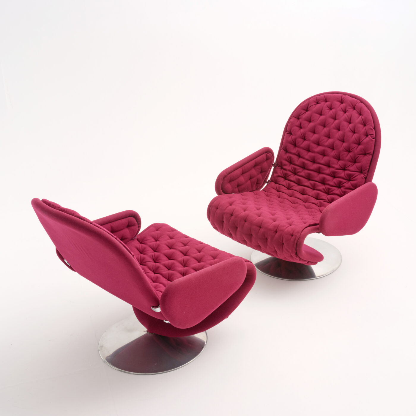 Conjunto poltronas Verner Panton 1-2-3 deluxe-Fritz Hansen - Image 3